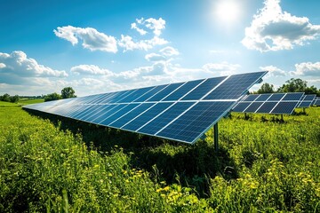 A company distributing renewable energy to rural communities, symbolizing corporate social responsibility and sustainable impact