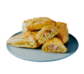 kartainas milklas piradzini ar puravu un bekonu