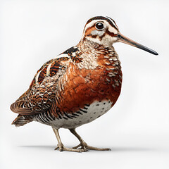 American Woodcock Isolated on Transparent Background