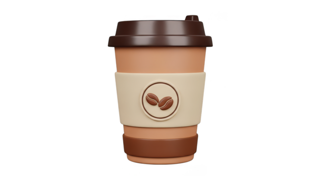 Coffee cup ready to be poured