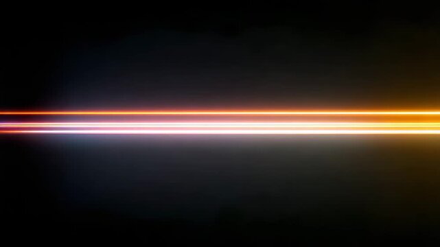 Dynamic orange light streaks across dark backdrop create a modern, vibrant, energetic effect