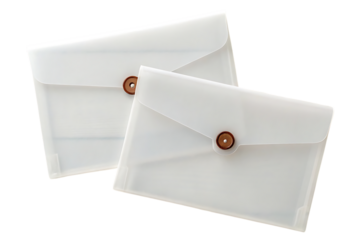 Translucent Document Folders, isolated on transparent background