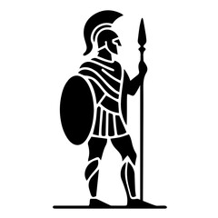 Ancient Greek Hoplite Warrior