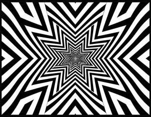 Fototapeta premium Abstract optical illusion pattern