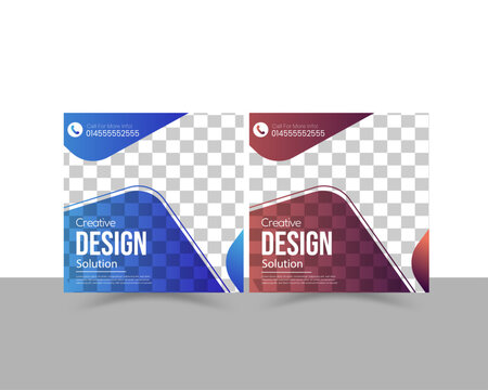 modern innovative travel tour promo banner template business marketing social media post square flyer template