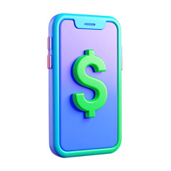 a close up of a phone with a dollar sign on the screen