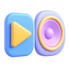 a close up of two different colored buttons with a yellow and blue one