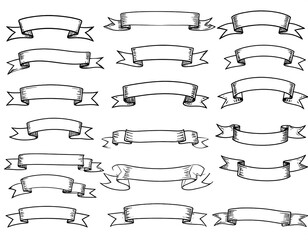 Collection of decorative ribbons