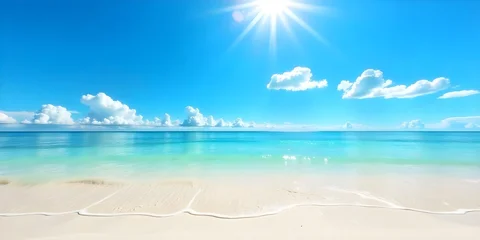Tableau sur plexiglas Plage et Mer summer beach background.  © Shuvo