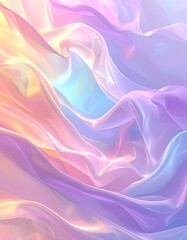 Fototapeta premium Abstract pastel fabric folds