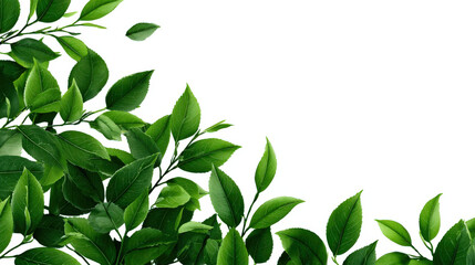 green leaves background