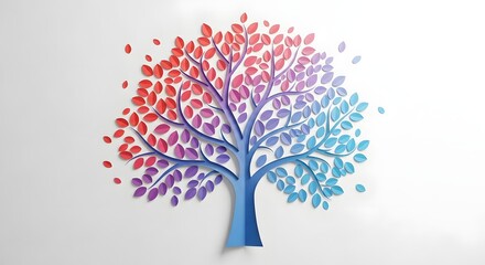 Obraz premium Stylized Paper Cut Whisk, Kitchen Utensil for Cooking and Baking