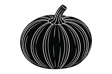 pumpkin line art icon