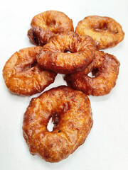 Close-Up of Delicious and Sweet Ali Agrem Traditional Sundanese Cake