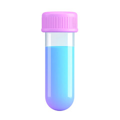 a close up of a blue and purple liquid in a glass bottle