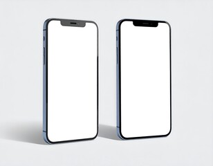 Two modern smartphones