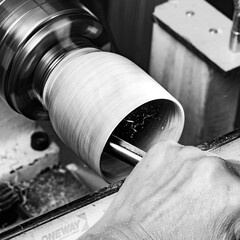 cr&eacute;ation d'objets en tournage sur bois