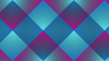 Abstract Geometric Diamond Pattern Background in Blue and Purple Gradient.