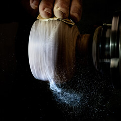 cr&eacute;ation d'objets en tournage sur bois