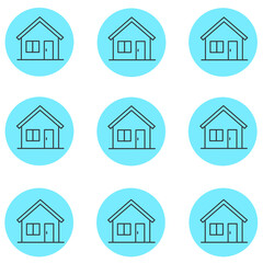 house icon set