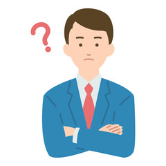 スーツを着た男性のイラスト