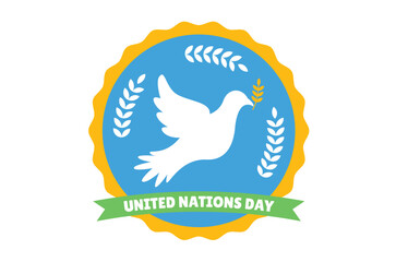 illustration International Day of United Nations vector illustration