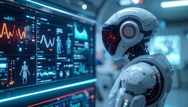 AI-Powered Personal Health Assistant,AI-powered personal health assistant analyzing real-time health data, wearable devices, futuristic concept, 4K resolution