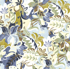 Varied Floral And Whimsical Patterned Decorative Paper Assortment