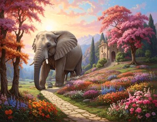 Elephant in the park