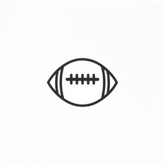 Minimalist USC Football Icon on Soft Milky White