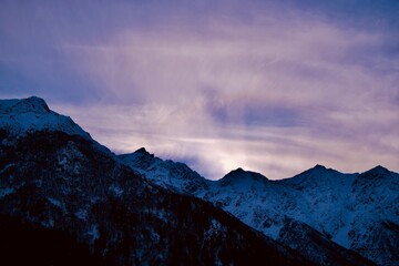 Spiti Vlley Himalayan mountains in winter