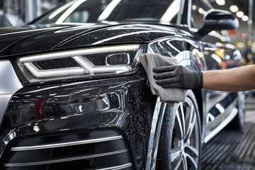 Obraz premium Car Detailing Exterior Cleaning