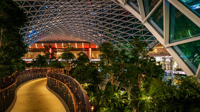 Orchard - The Tropical Garden in the Middle of the Biophilic Hamad Qatar Airport