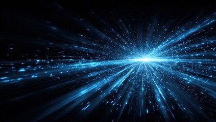 Fototapeta premium Abstract digital explosion