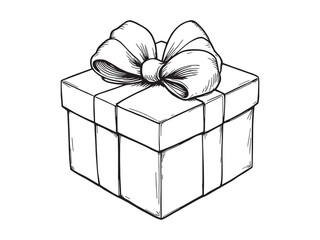 gift box with a ribbon beautiful surprise inside