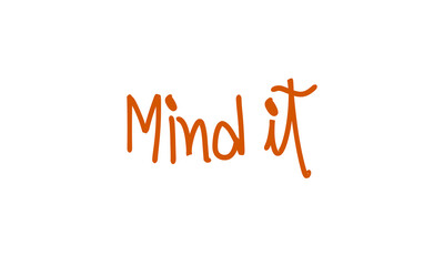 Mind it lettering, Mind it typography