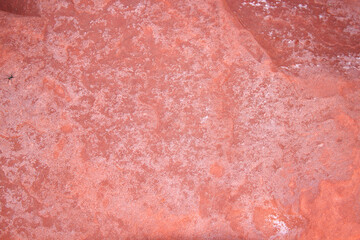 Red stone wall texture with rough vintage surface