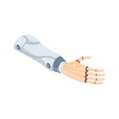 Trendy isometric style icon of precision robotic arm