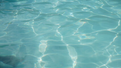 water in the pool