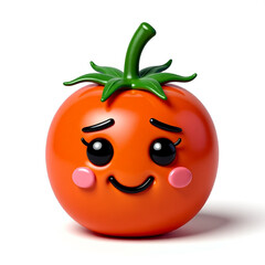 tomato isolated on white