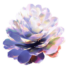 Iridescent Pine Cone Abstract Floral Art