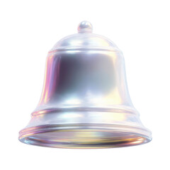 Iridescent Bell 3D Render of a Shiny, Pearlescent Bell