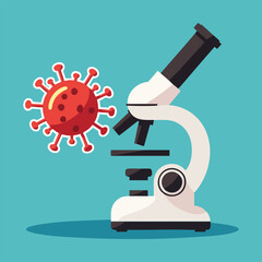 World Rabies Day vector illustration set featuring rabies virus microbe, dog nervous system, vaccine syringe, animal paw prints, rabies awareness ribbon, and global protection symbols in solid colors.