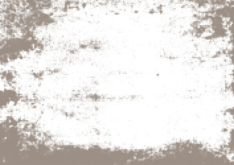 A vintage vector background with a distressed halftone dot pattern and sepia tones. The grungy, textured design is perfect as a graphic element or overlay for posters, collages, websites, and retro-th