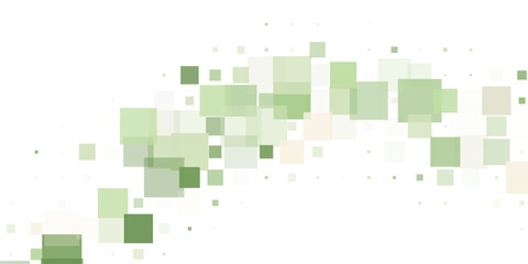 Vector red banner with set of circles, dots. Donuts Background simple modern abstract