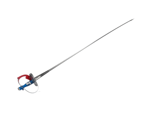 Fencing epee sword icon isolated on a white background.