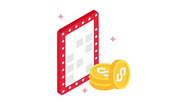 Scratch Game isometric animation MP4 file