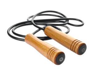 Two jump ropes icon isolated on a white background.
