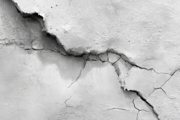 Obraz premium this is closeup shot of monochrome background featuring concrete texture with fine cracks