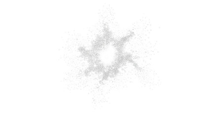 Obraz premium A subtle white starburst or explosion effect with soft edges on a transparent background, isolated on transparent background